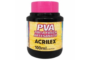 TINTA FOSCA ARTESANATO ACRILEX 100ML PRETO