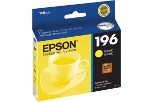 CARTUCHO ORIGINAL EPSON 196 AMARELO