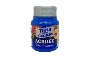TINTA PARA TECIDO ACRILEX 37 ML AZUL TURQUESA