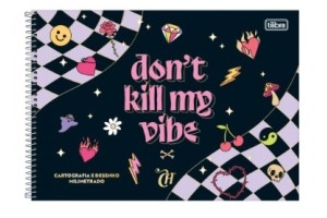 CADERNO TILIBRA ESP CD CARTOGRAFIA MILIMETRADO CAPRICHO