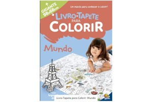 LIVRO-TAPETE PARA COLORIR: MUNDO