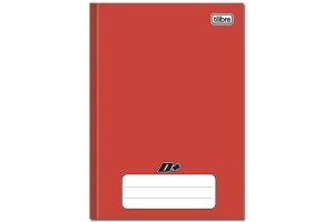 CADERNO CD BROCHURA 140X200 TILIBRA 48 FLS VERMELHO