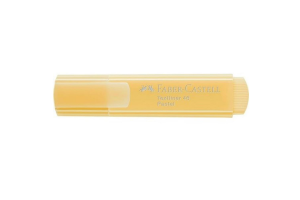 MARCA TEXTO FABER CASTELL PASTEL 46 AMARELO