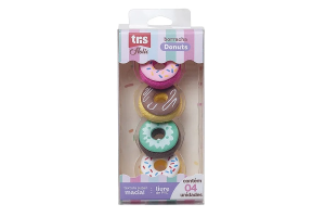 BORRACHA TRIS HOLIC DONUT C/4UN