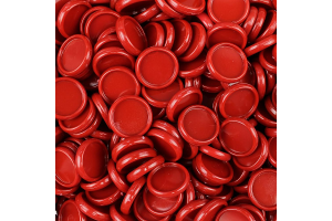 DISCO POP DISC M 23MM LISO COR:VERMELHO