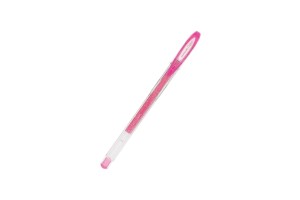 CANETA GEL GLITTER UNIBALL SIGNO PINK